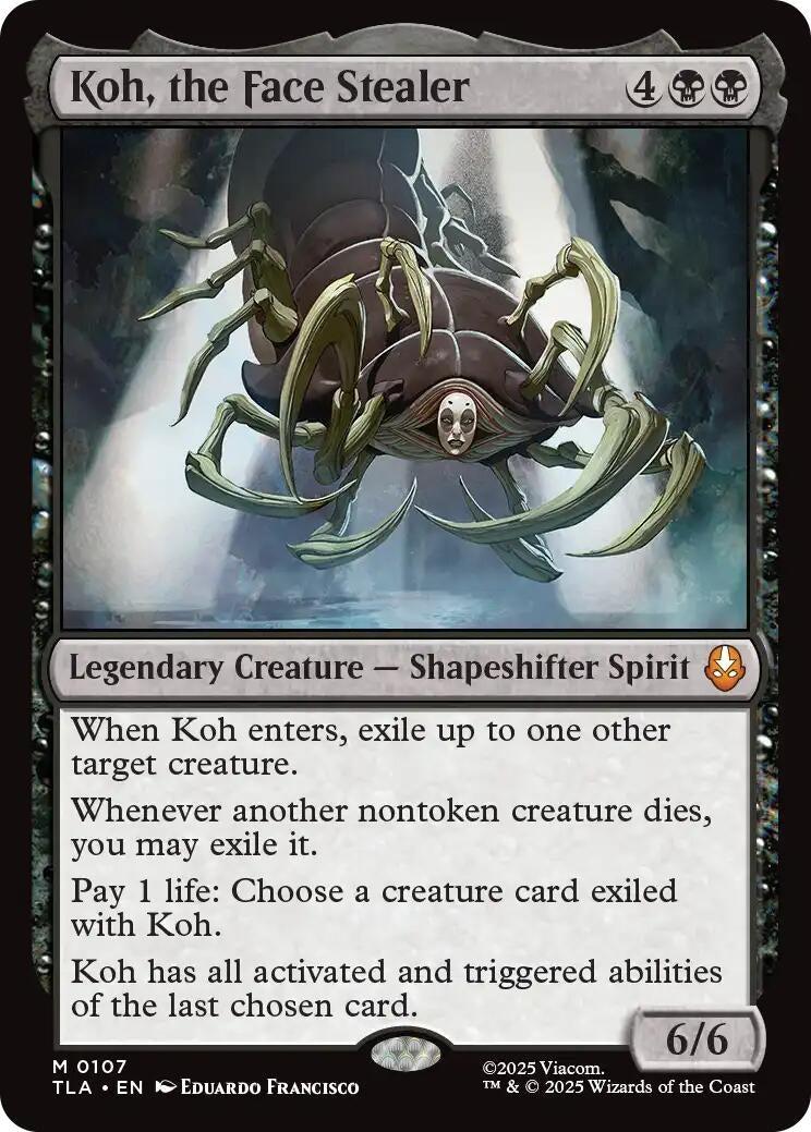 Image for Koh, the Face Stealer (107) (Avatar: The Last Airbender) - Magic: The Gathering