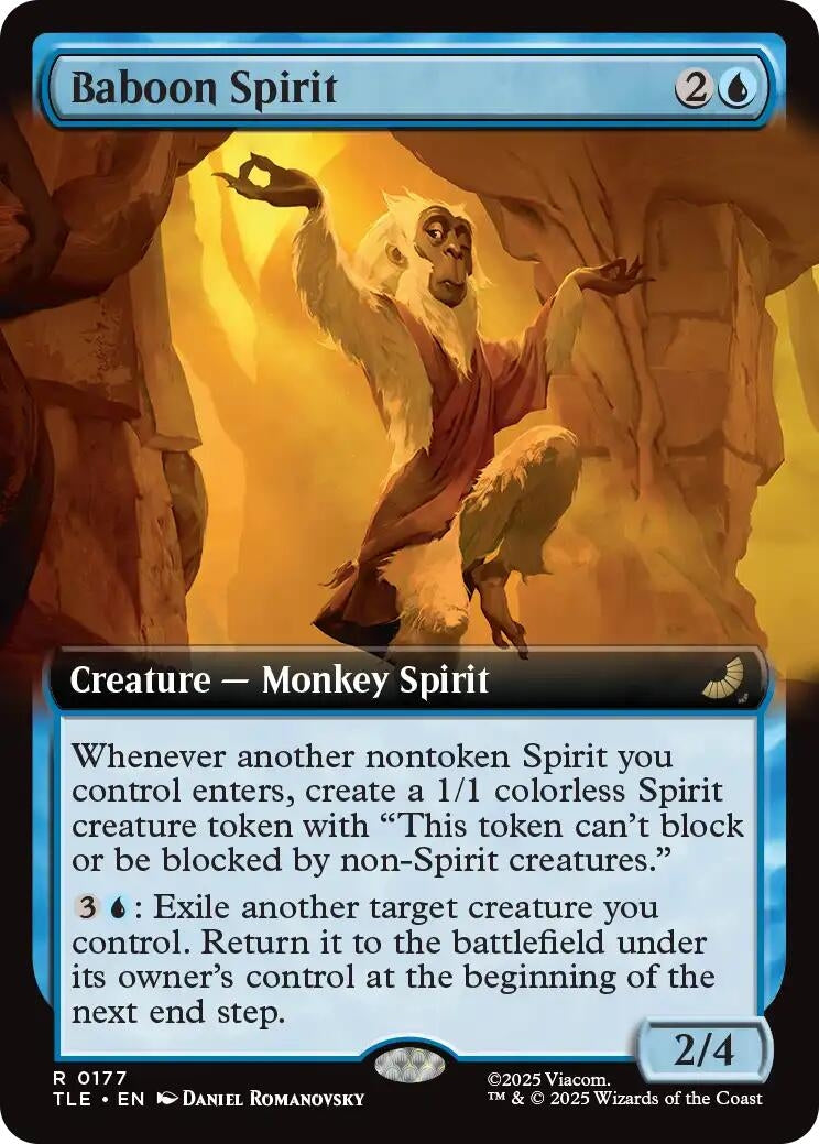 Image for Baboon Spirit (Extended Art) (177) - Magic: The Gathering