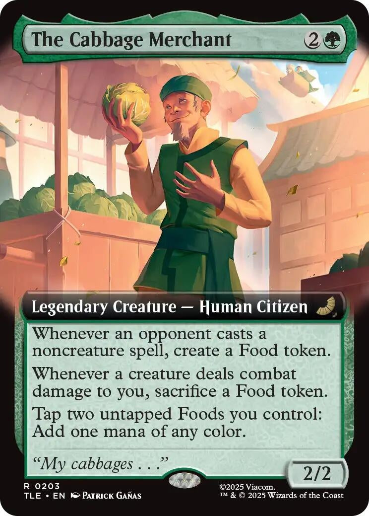 Image for The Cabbage Merchant (Extended Art) (203) - Magic: The Gathering