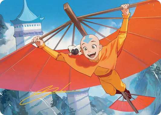 Image for Aang, the Last Airbender Art Card (Gold-Stamped Signature) (1) (Avatar: The Last Airbender) - Magic: The Gathering