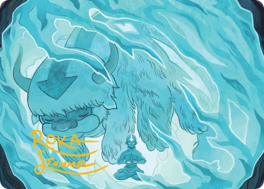 Image for Aang's Iceberg 2 Art Card (Gold-Stamped Signature) (40) (Avatar: The Last Airbender) - Magic: The Gathering