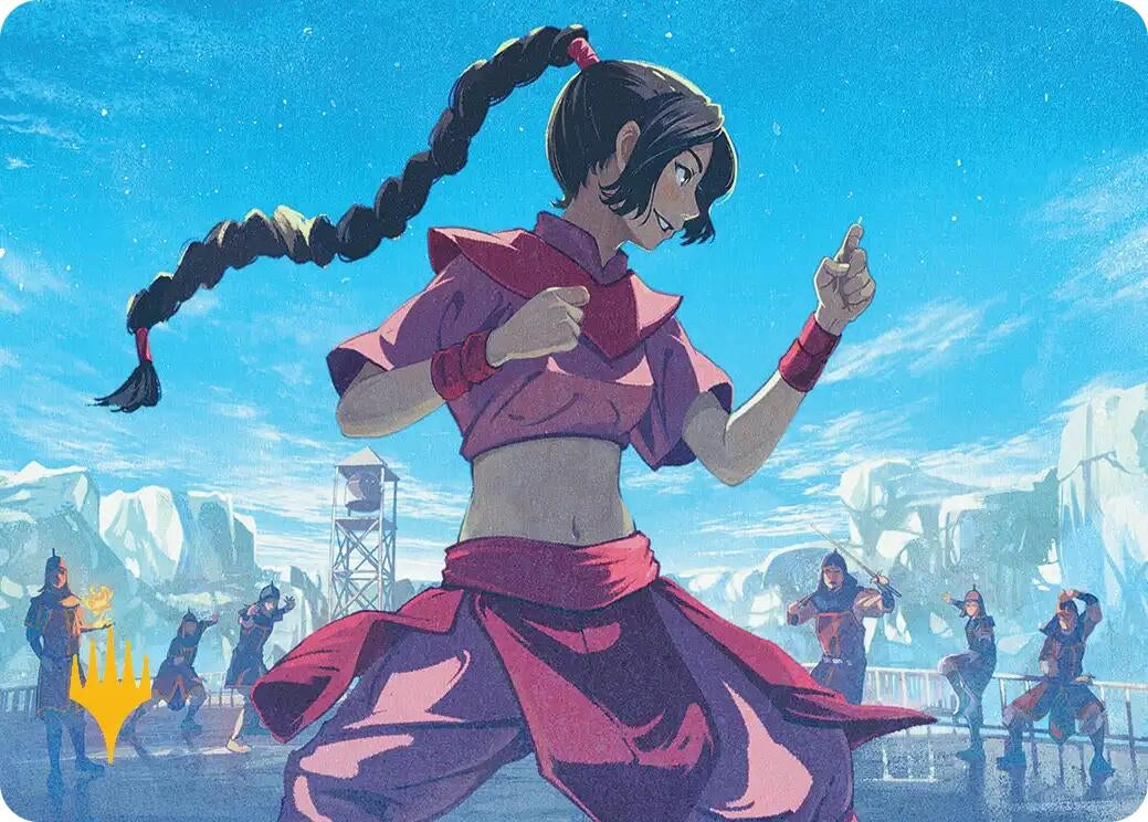 Image for Ty Lee, Chi Blocker Art Card (Gold-Stamped Planeswalker Symbol) (5) (Avatar: The Last Airbender) - Magic: The Gathering
