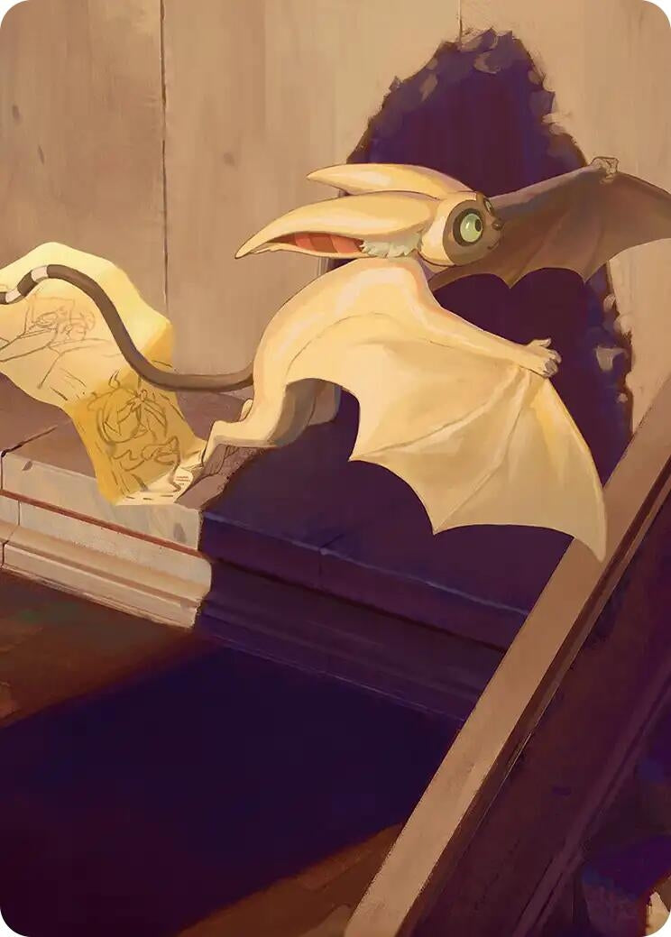 Image for Momo's Heist Art Card (Avatar: The Last Airbender) - Magic: The Gathering