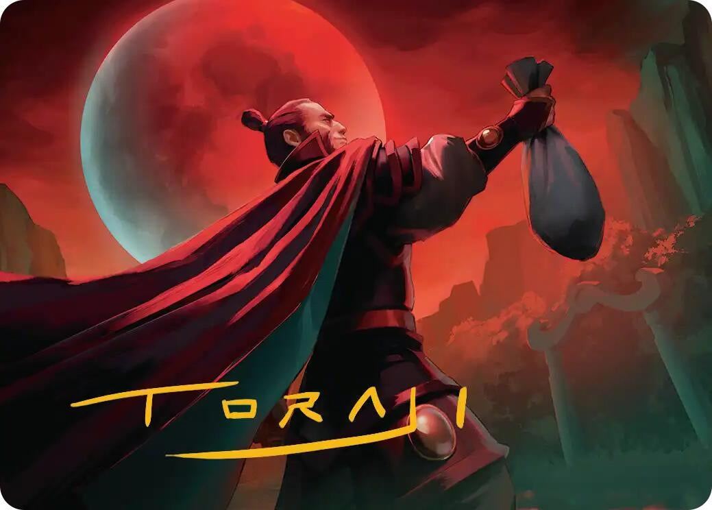 Image for Zhao, the Moon Slayer Art Card (Gold-Stamped Signature) (11) (Avatar: The Last Airbender) - Magic: The Gathering