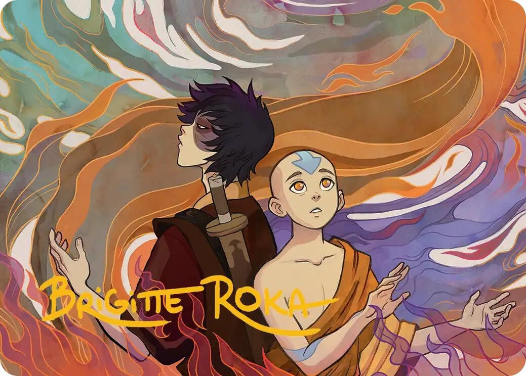 Image for Fated Firepower Art Card (Gold-Stamped Signature) (43) (Avatar: The Last Airbender) - Magic: The Gathering