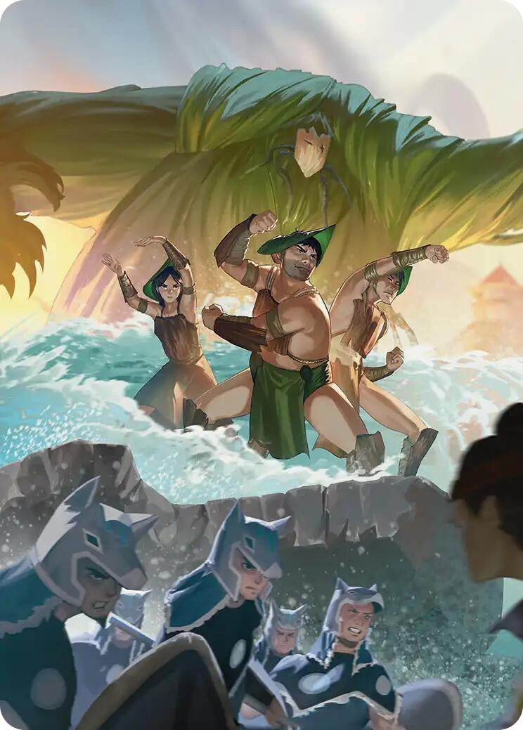 Image for Swampbenders Art Card (Avatar: The Last Airbender) - Magic: The Gathering