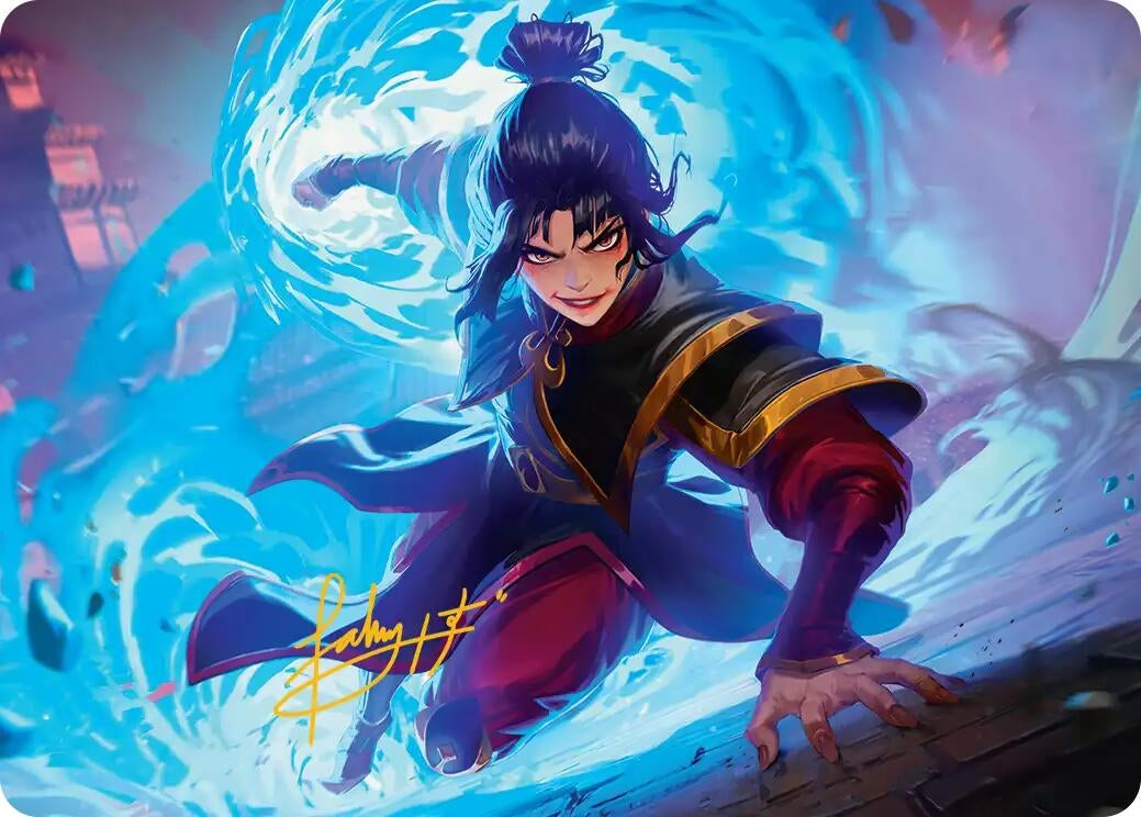 Image for Fire Lord Azula Art Card (Gold-Stamped Signature) (21) (Avatar: The Last Airbender) - Magic: The Gathering