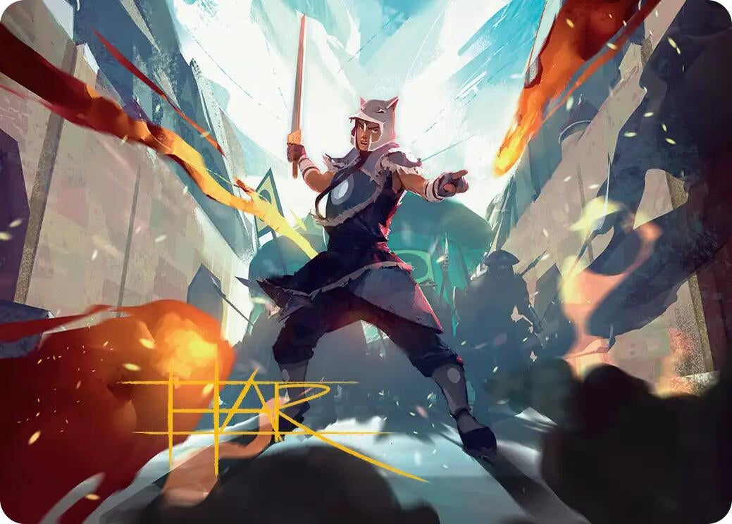 Image for Sokka, Tenacious Tactician Art Card (Gold-Stamped Signature) (23) (Avatar: The Last Airbender) - Magic: The Gathering