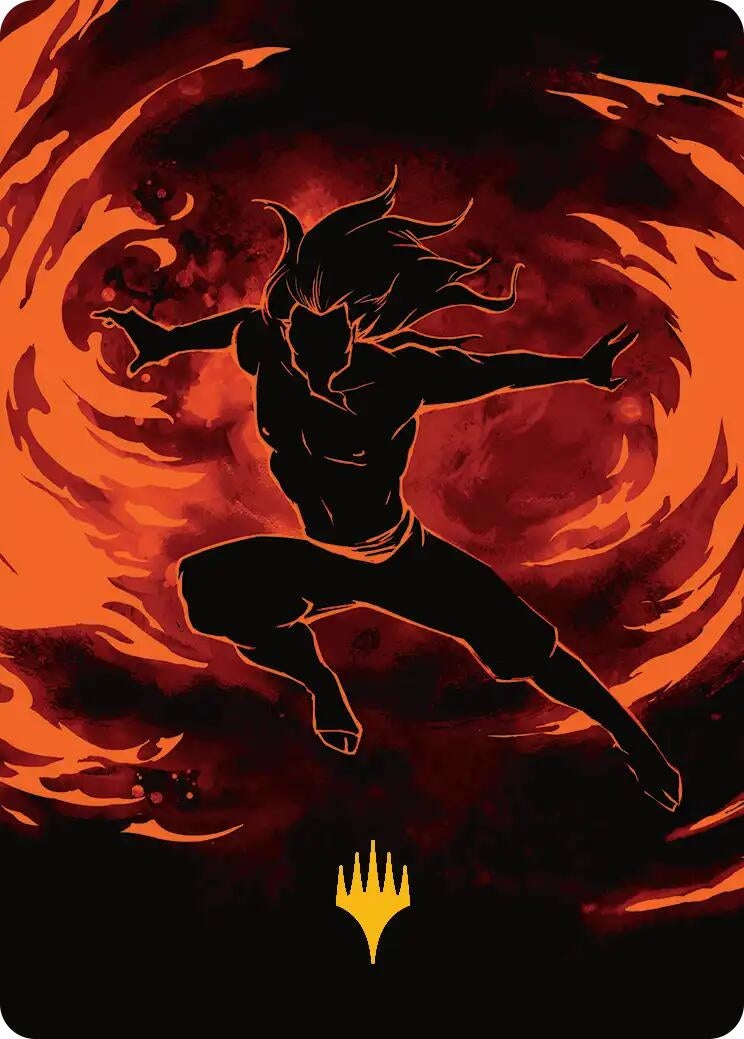 Image for Ozai, the Phoenix King Art Card (Gold-Stamped Planeswalker Symbol) (39) (Avatar: The Last Airbender) - Magic: The Gathering