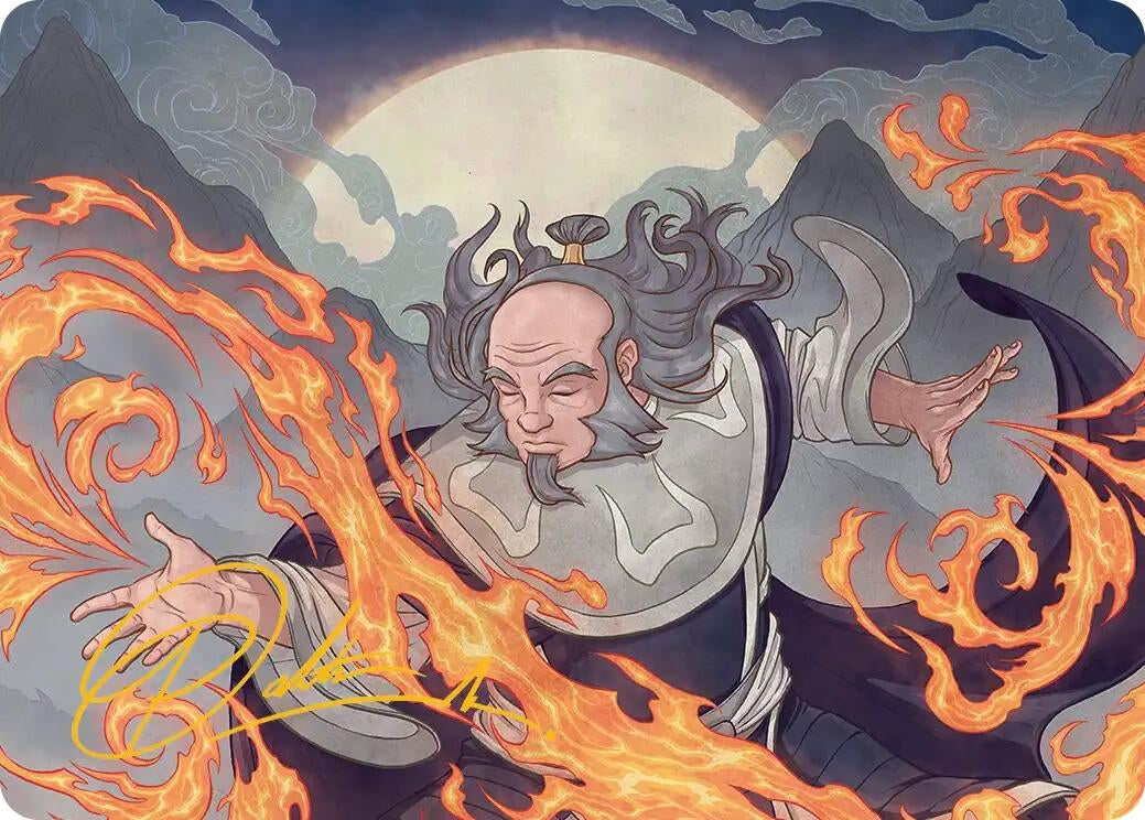Image for Iroh, Grand Lotus Art Card (Gold-Stamped Signature) (47) (Avatar: The Last Airbender) - Magic: The Gathering