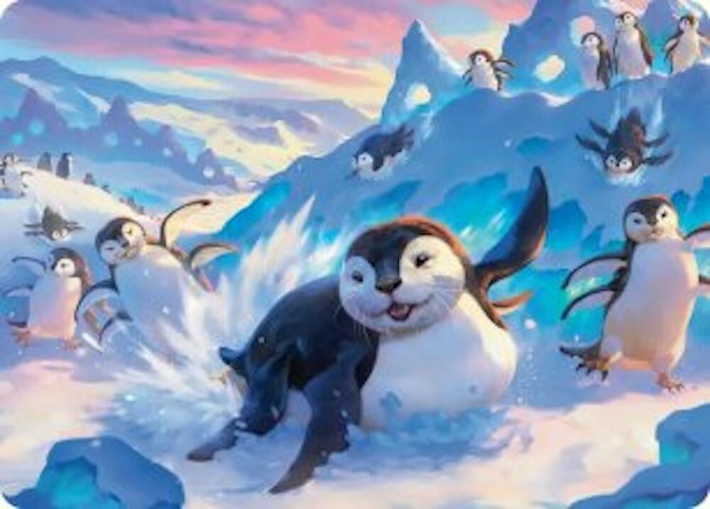 Image for Otter-Penguin Art Card (4) (Avatar: The Last Airbender) - Magic: The Gathering