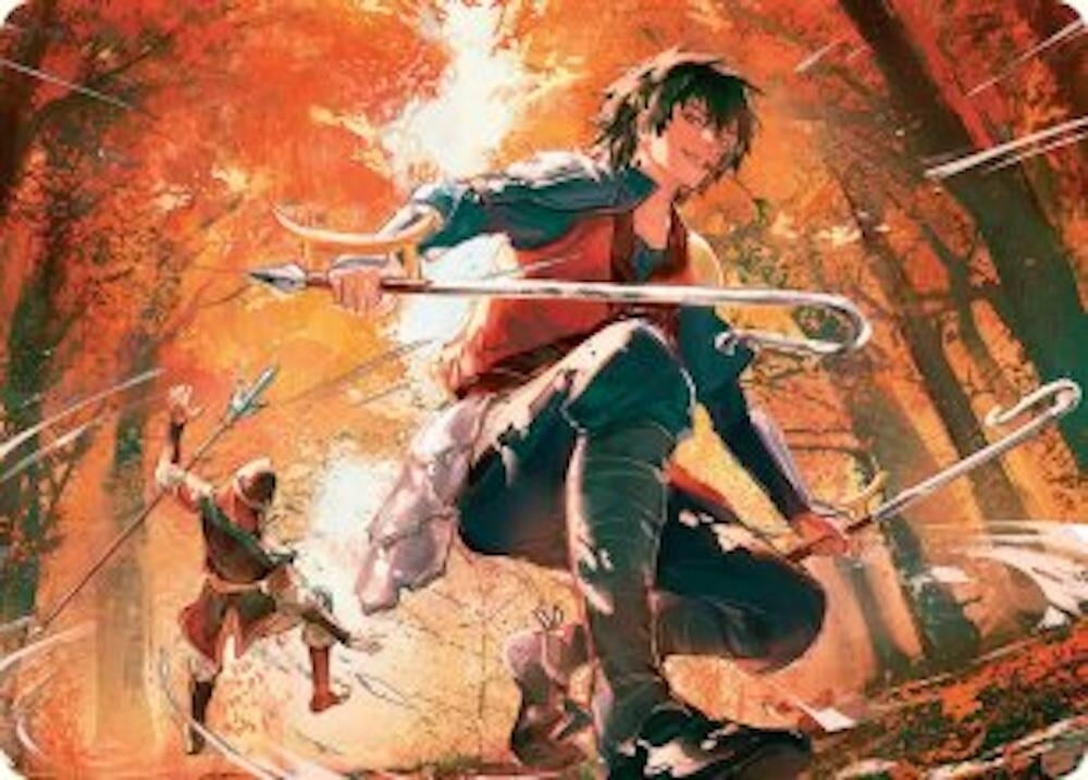 Image for Jet, Rebel Leader Art Card (26) (Avatar: The Last Airbender) - Magic: The Gathering