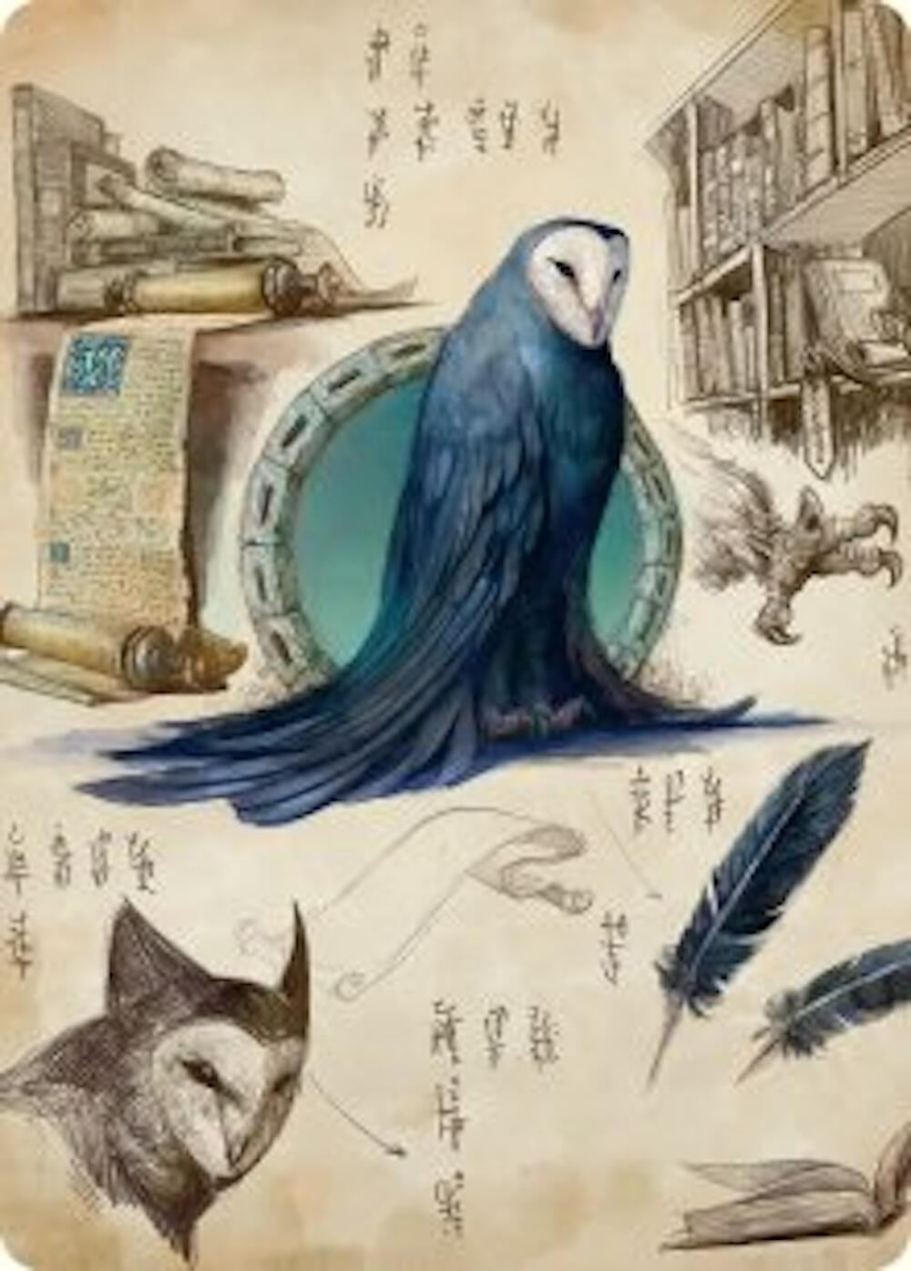 Image for Wan Shi Tong, Librarian Art Card (33) (Avatar: The Last Airbender) - Magic: The Gathering