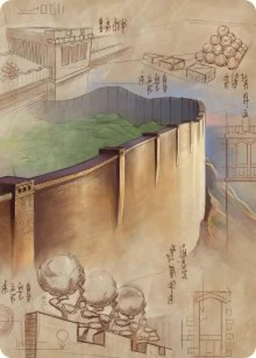 Image for The Walls of Ba Sing Se Art Card (38) (Avatar: The Last Airbender) - Magic: The Gathering