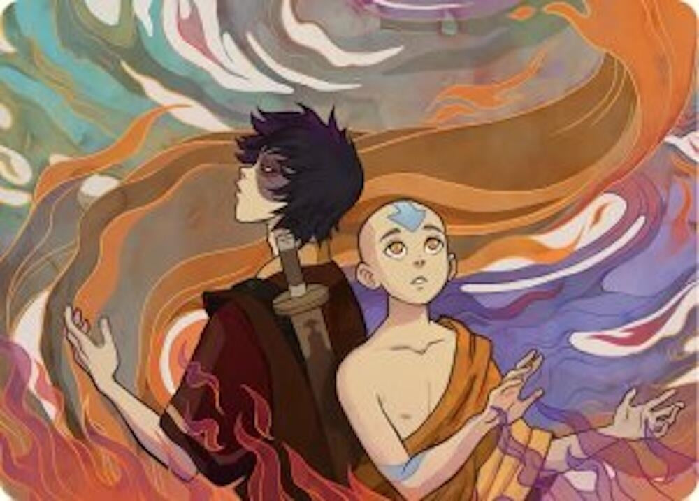 Image for Fated Firepower Art Card (43) (Avatar: The Last Airbender) - Magic: The Gathering