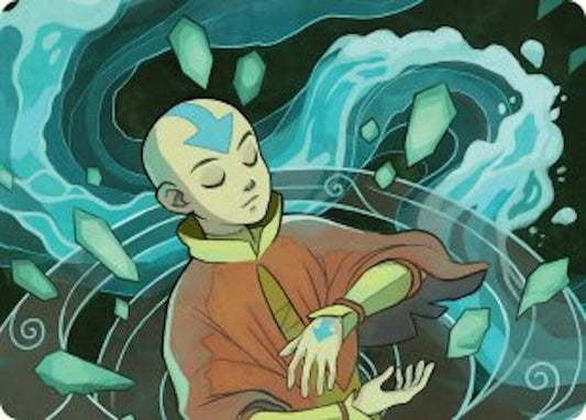 Image for Aang, at the Crossroads Art Card (45) (Avatar: The Last Airbender) - Magic: The Gathering
