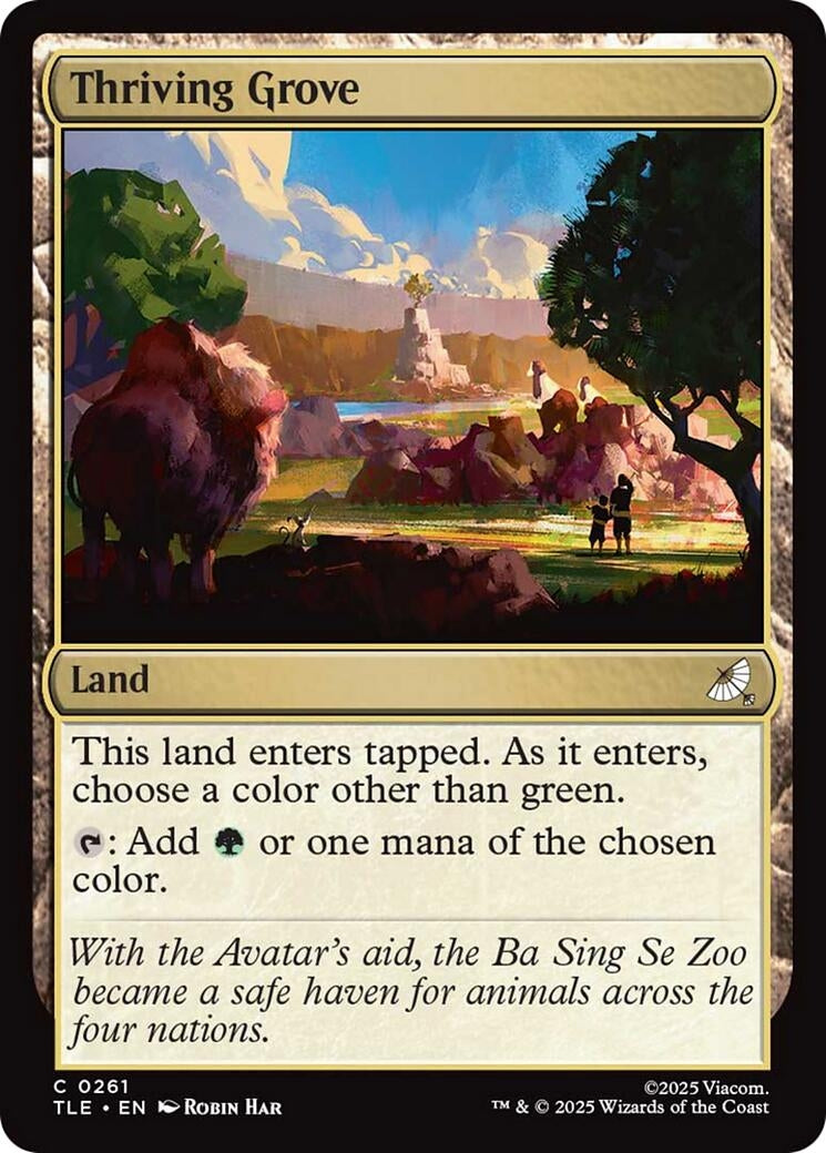 Image for Thriving Grove (261) - Magic: The Gathering