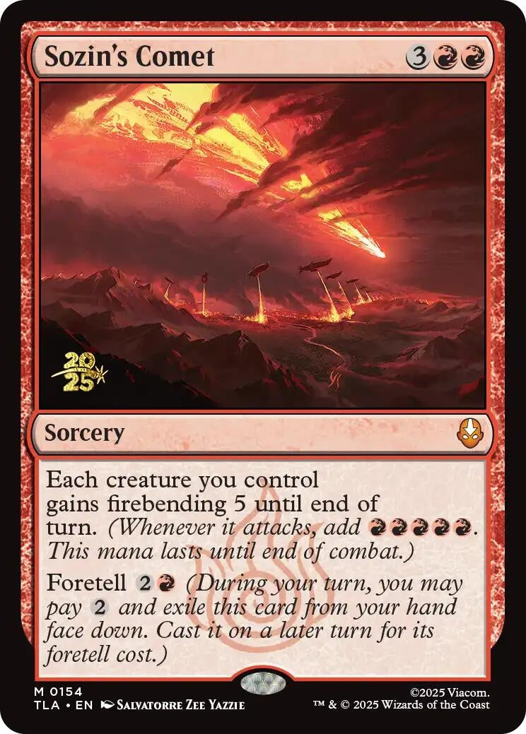 Image for Sozin's Comet (154) - Magic: The Gathering