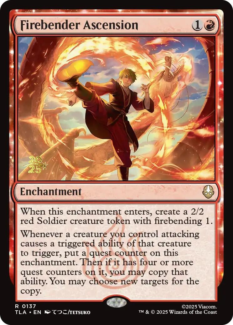 Image for Firebender Ascension (137) - Magic: The Gathering