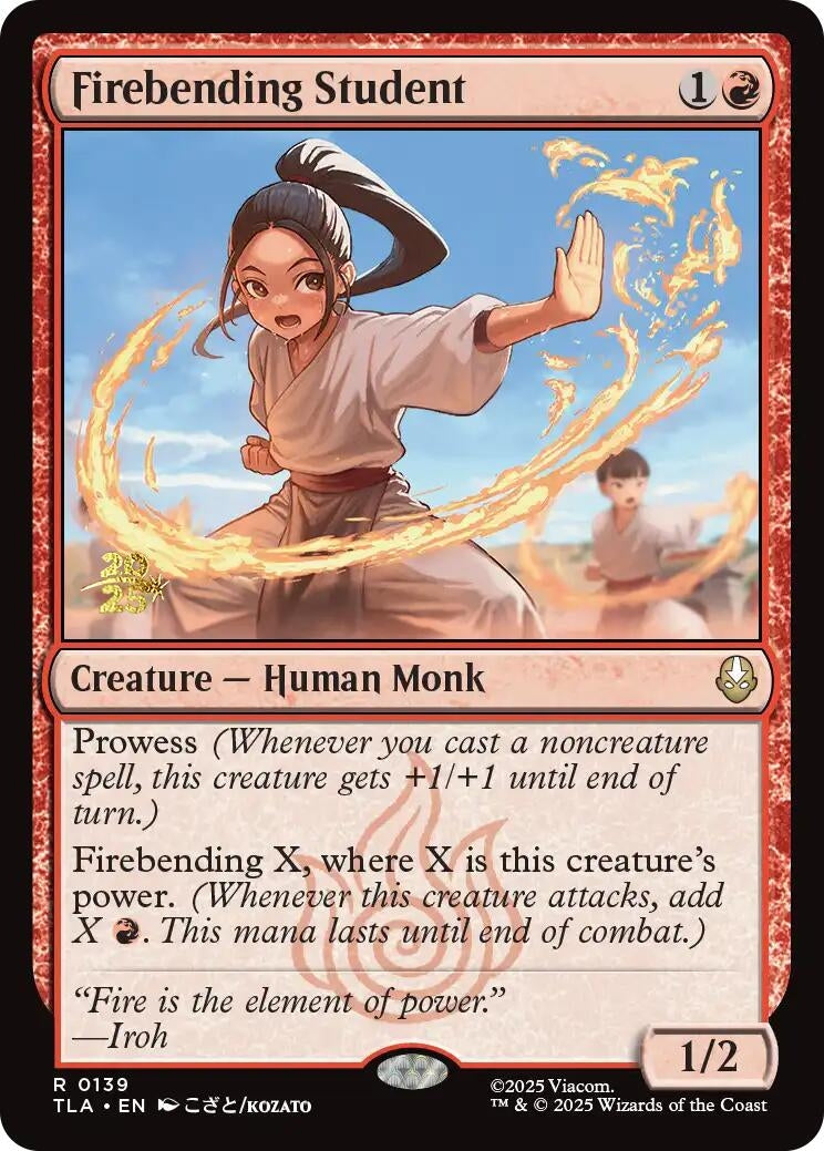 Image for Firebending Student (139) - Magic: The Gathering