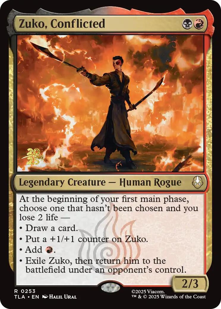 Image for Zuko, Conflicted (253) - Magic: The Gathering