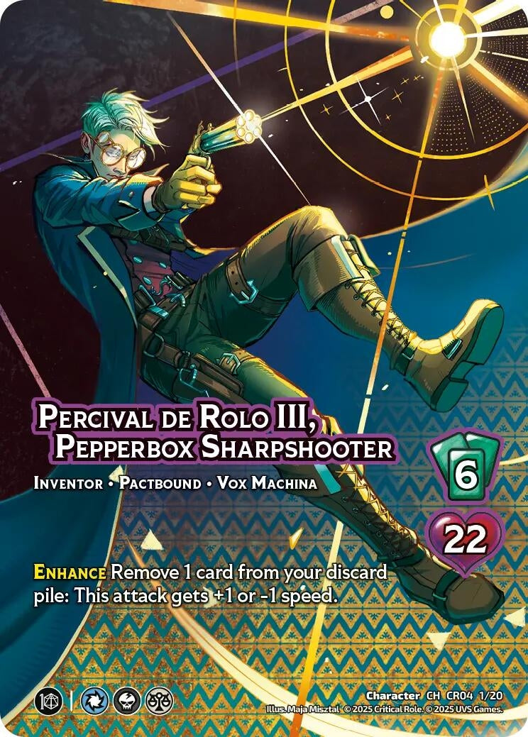 Image for Percival de Rolo III, Pepperbox Sharpshooter (1/20) - UniVersus