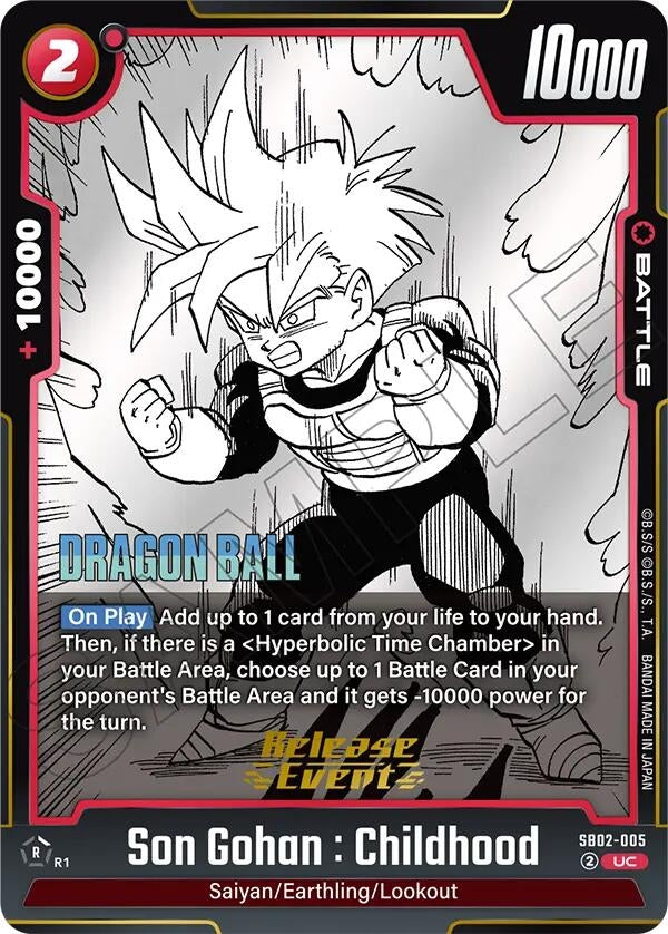 Image for Son Gohan : Childhood - SB02-005 (SB02-005) - Dragon Ball Super: Fusion World