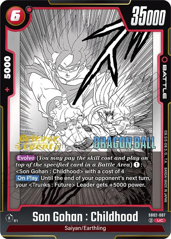 Image for Son Gohan : Childhood - SB02-007 (SB02-007) - Dragon Ball Super: Fusion World