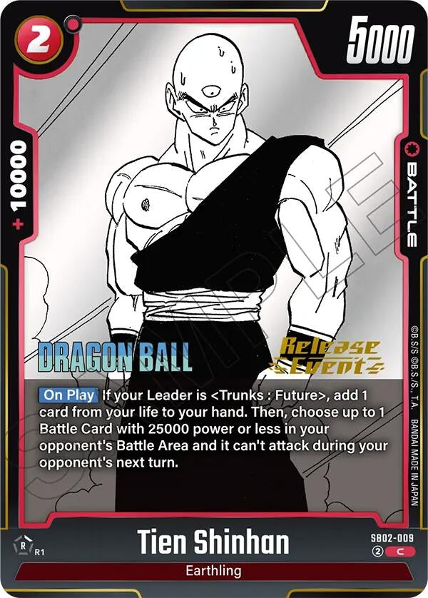 Image for Tien Shinhan (SB02-009) - Dragon Ball Super: Fusion World