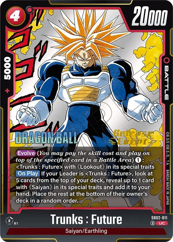 Image for Trunks : Future - SB02-011 (SB02-011) - Dragon Ball Super: Fusion World