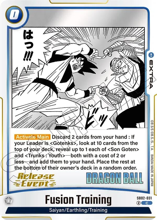 Image for Fusion Training (SB02-031) - Dragon Ball Super: Fusion World