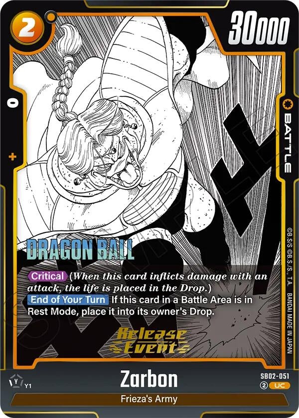 Image for Zarbon - SB02-051 (SB02-051) - Dragon Ball Super: Fusion World