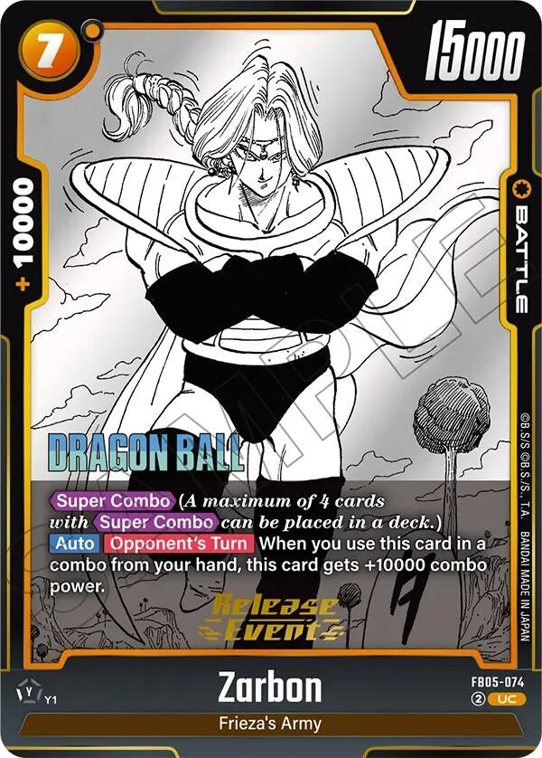 Image for Zarbon - FB05-074 (FB05-074) - Dragon Ball Super: Fusion World