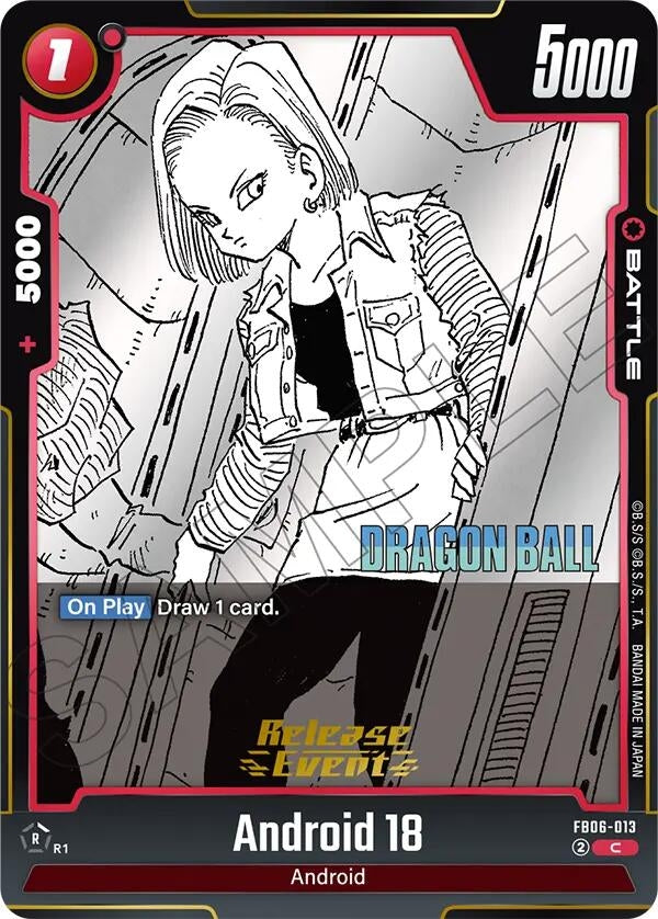 Image for Android 18 - FB06-013 (FB06-013) - Dragon Ball Super: Fusion World
