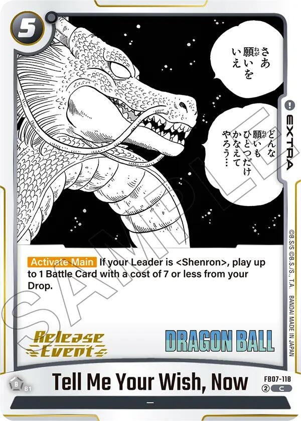 Image for Tell Me Your Wish, Now (FB07-118) - Dragon Ball Super: Fusion World