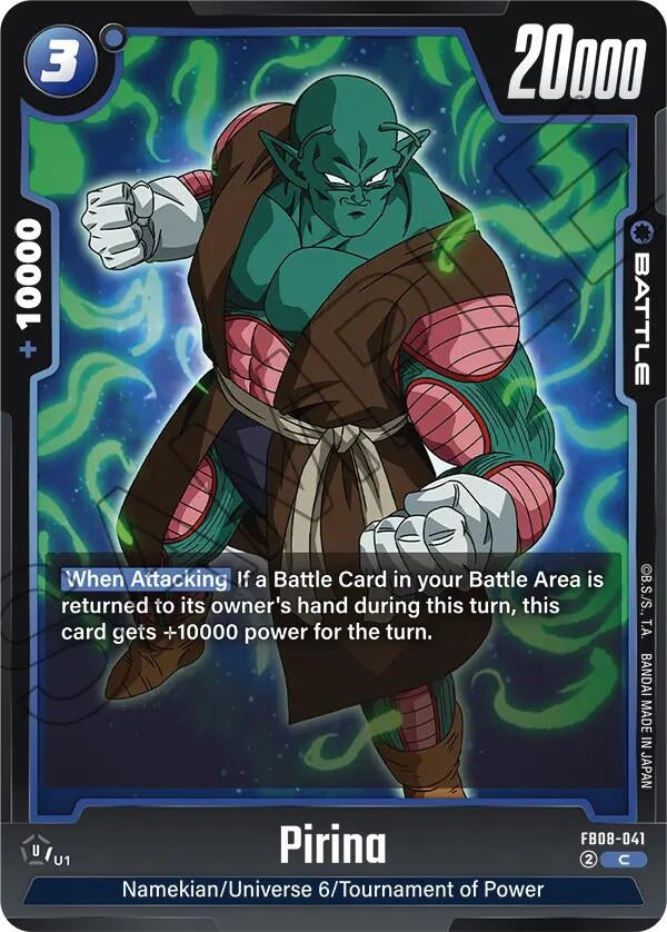 Image for Pirina (FB08-041) (Saiyan's Pride) - Dragon Ball Super: Fusion World