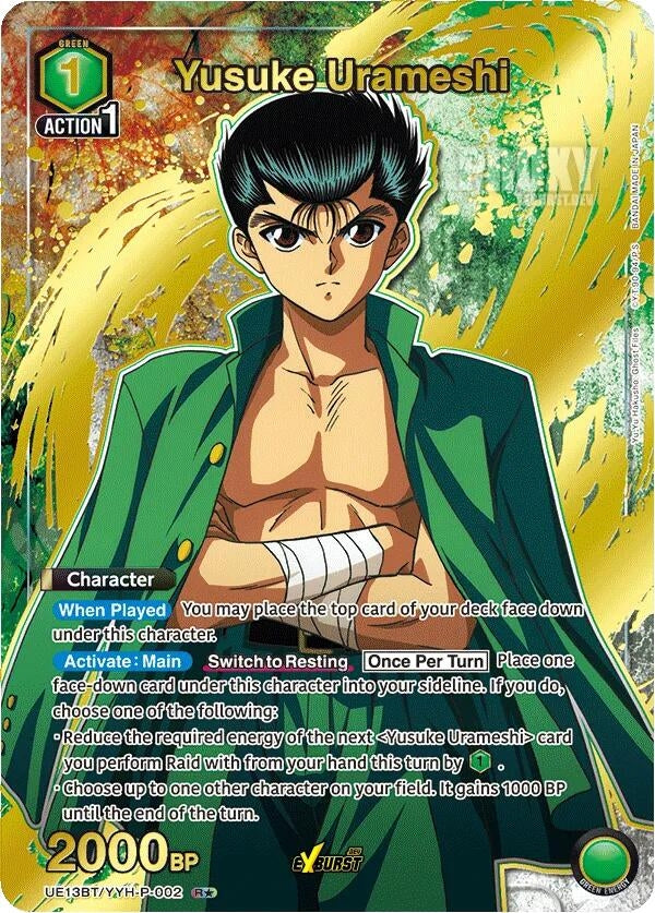 Image for Yusuke Urameshi (002) (R*) (UE13BT/YYH-P-002) (UE13BT: Yu Yu Hakusho: Ghost Files) - Union Arena
