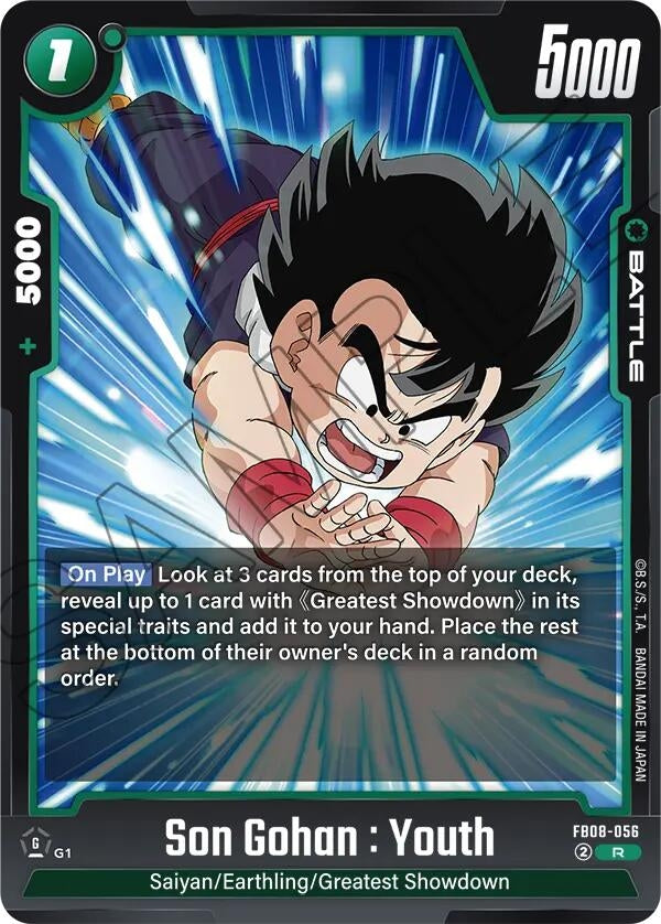 Image for Son Gohan : Youth - FB08-056 (FB08-056) (Saiyan's Pride) - Dragon Ball Super: Fusion World