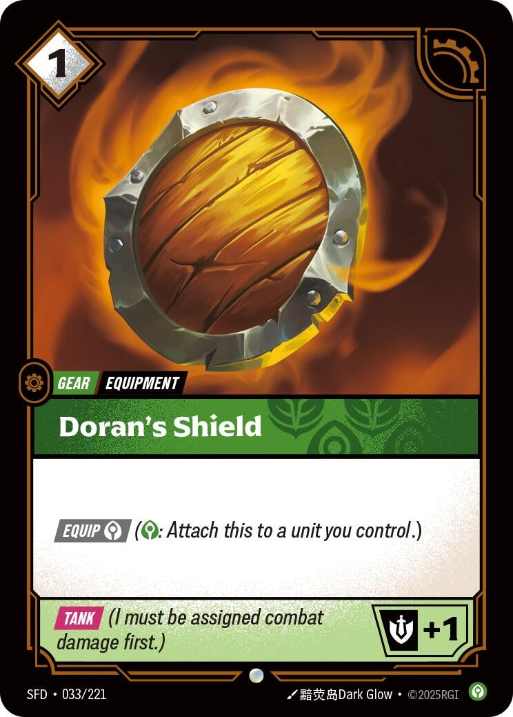 Image for Doran's Shield (033/221) - Riftbound: League of Legends Trading Card Game