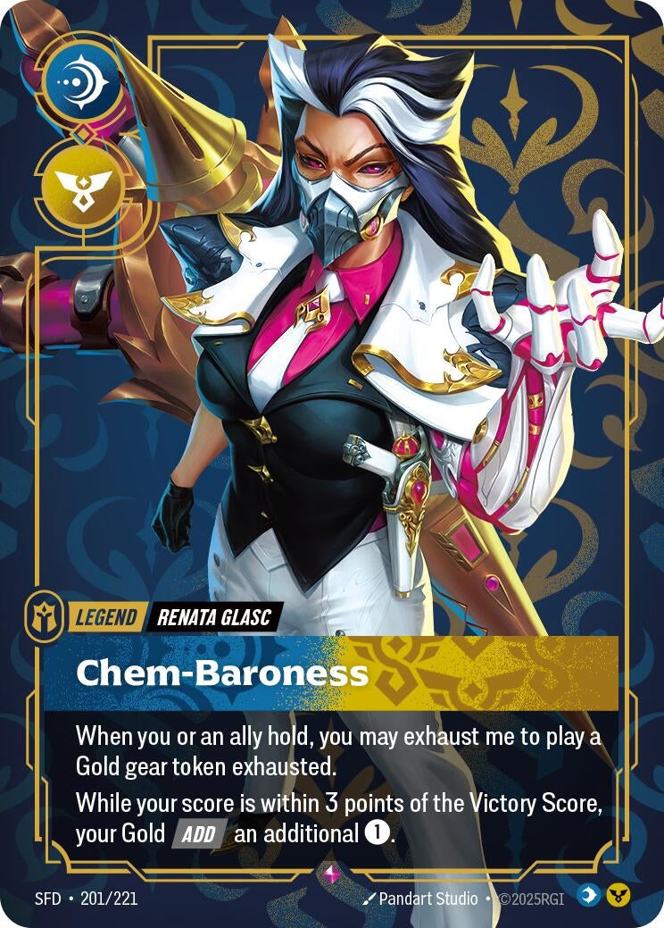Image for Renata Glasc - Chem-Baroness (201/221) - Riftbound: League of Legends Trading Card Game