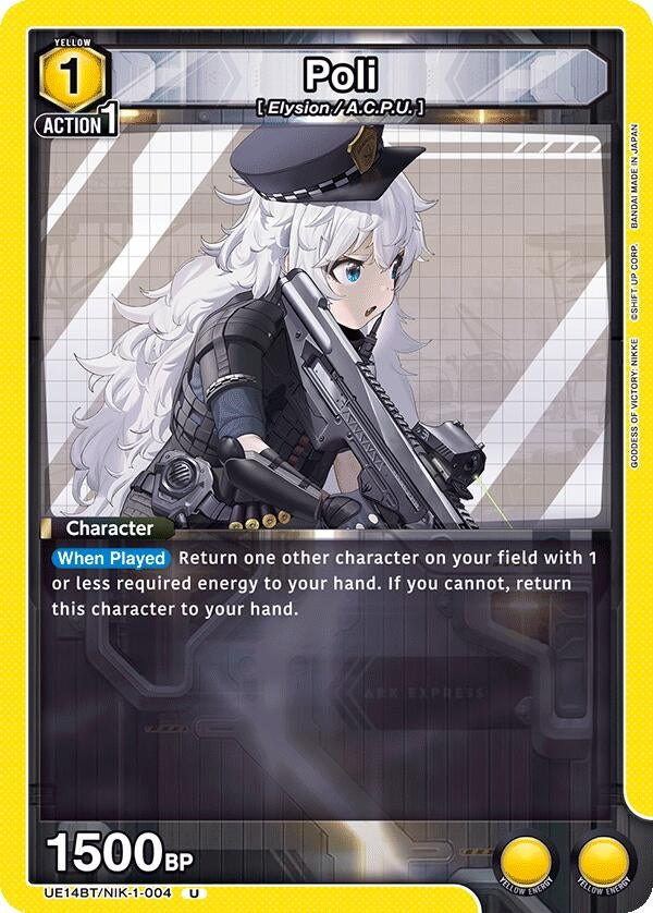 Image for Poli (UE14BT/NIK-1-004) (UE14BT: GODDESS OF VICTORY: NIKKE) - Union Arena