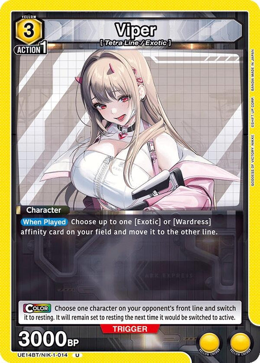 Image for Viper (014) (UE14BT/NIK-1-014) (UE14BT: GODDESS OF VICTORY: NIKKE) - Union Arena