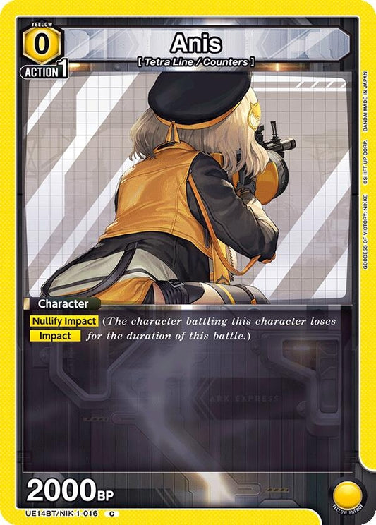 Image for Anis (016) (UE14BT/NIK-1-016) (UE14BT: GODDESS OF VICTORY: NIKKE) - Union Arena