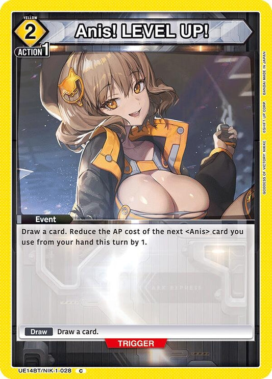 Image for Anis! LEVEL UP! (UE14BT/NIK-1-028) (UE14BT: GODDESS OF VICTORY: NIKKE) - Union Arena