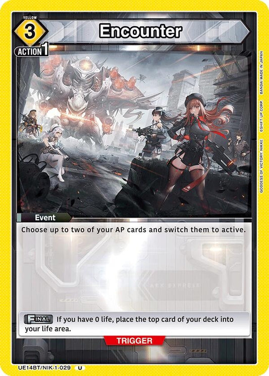 Image for Encounter (029) (UE14BT/NIK-1-029) (UE14BT: GODDESS OF VICTORY: NIKKE) - Union Arena