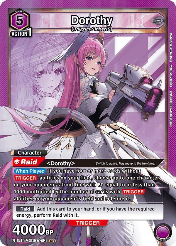 Image for Dorothy (043) (UE14BT/NIK-1-043) (UE14BT: GODDESS OF VICTORY: NIKKE) - Union Arena