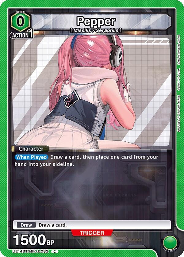 Image for Pepper (UE14BT/NIK-1-082) (UE14BT: GODDESS OF VICTORY: NIKKE) - Union Arena
