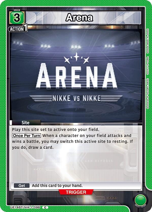 Image for Arena (UE14BT/NIK-1-096) (UE14BT: GODDESS OF VICTORY: NIKKE) - Union Arena