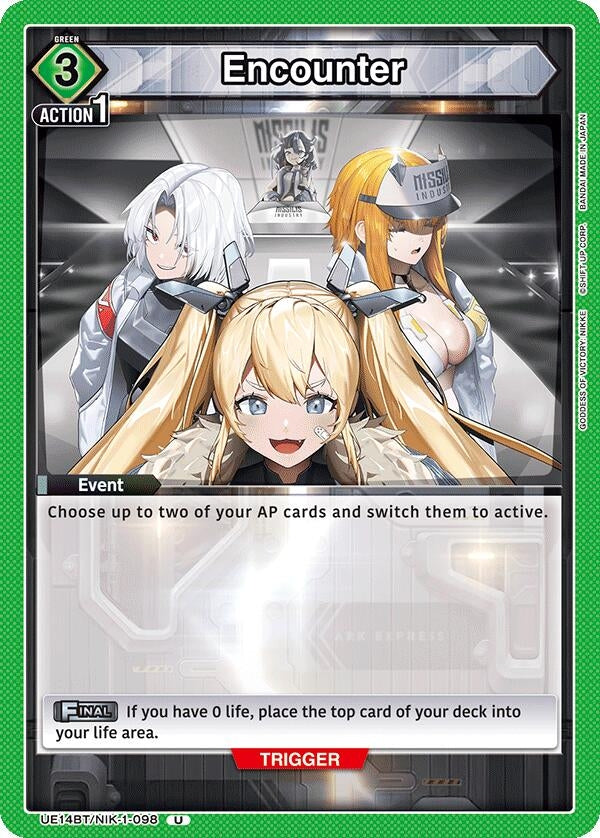 Image for Encounter (098) (UE14BT/NIK-1-098) (UE14BT: GODDESS OF VICTORY: NIKKE) - Union Arena