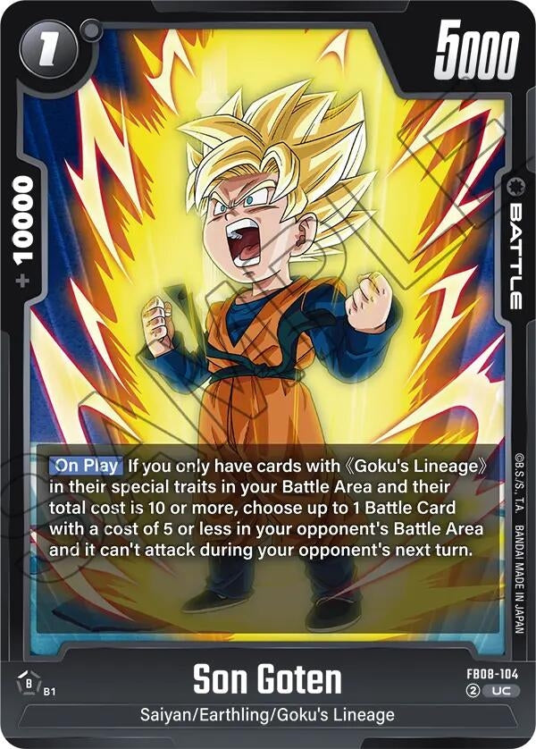 Image for Son Goten (FB08-104) (Saiyan's Pride) - Dragon Ball Super: Fusion World